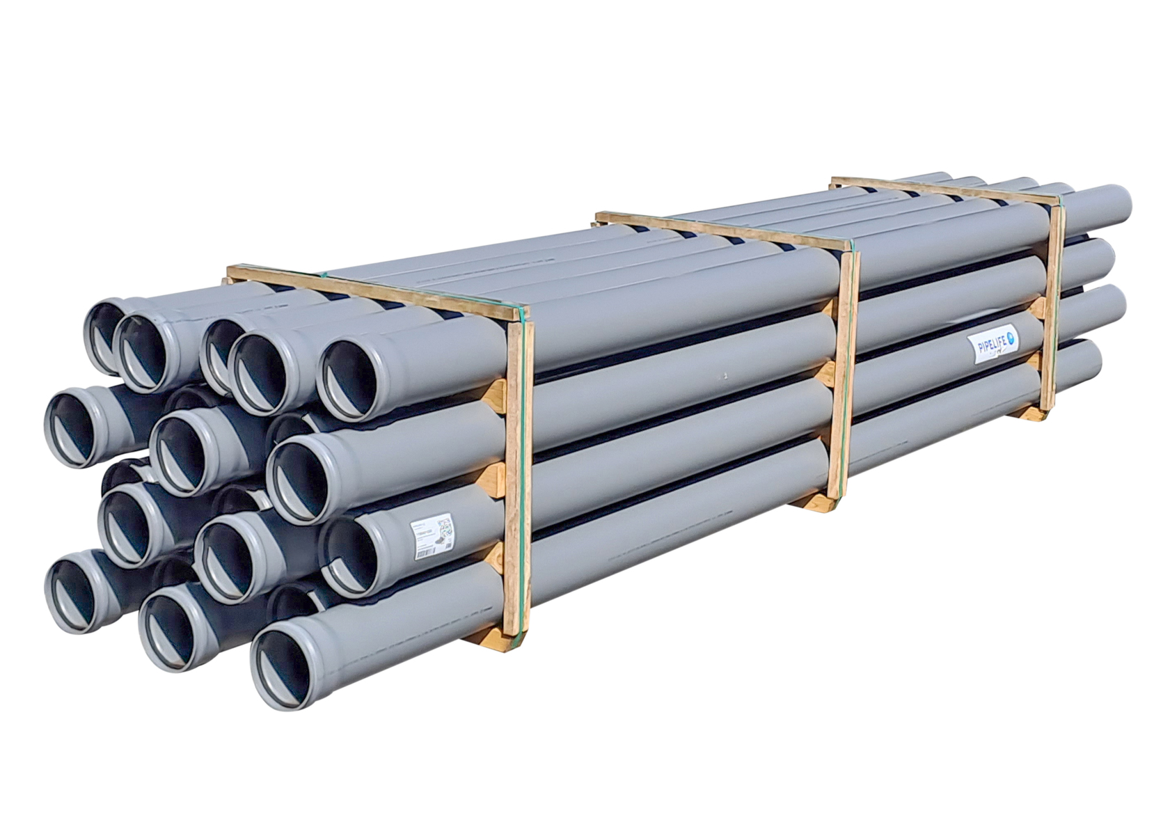 PVC-Rohr SN8 – 200&nbsp;mm – 5&nbsp;m